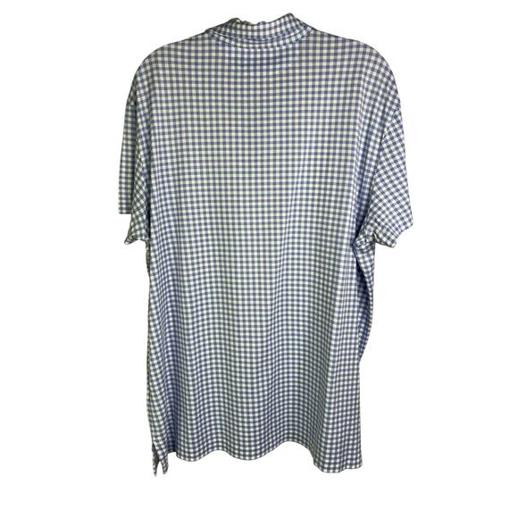 Ralph Lauren Polo Shirt Mens XL Blue Gingham Classic lightweight Stretch - Picture 3 of 12
